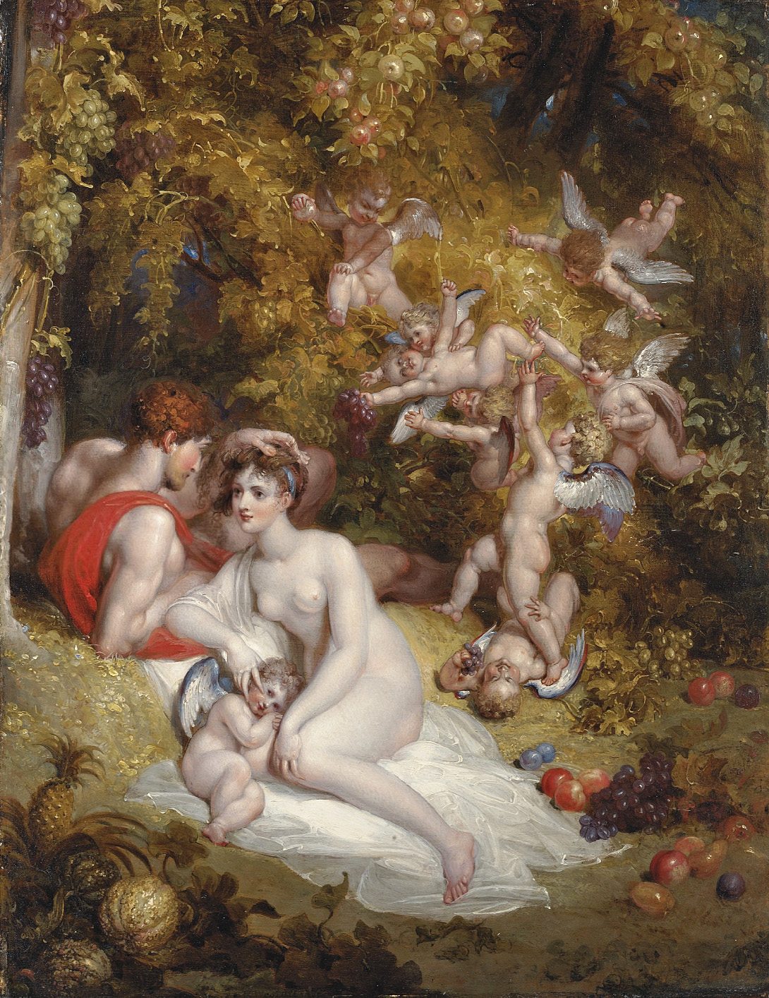 Vertumnus And Pomona by Richard Westall